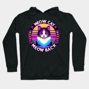 baby lasagna meow cat please meow back Hoodie